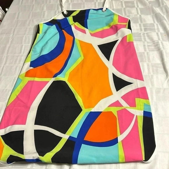 Fabletics Wonda dress color block geometric multicolor dopamine sundress,NWOT - Picture 2 of 9
